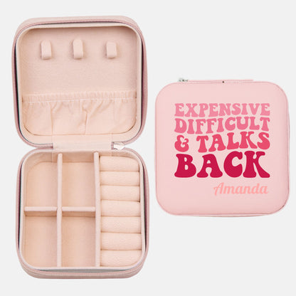 Expensive difficult & talks back Jewelry Travel Case