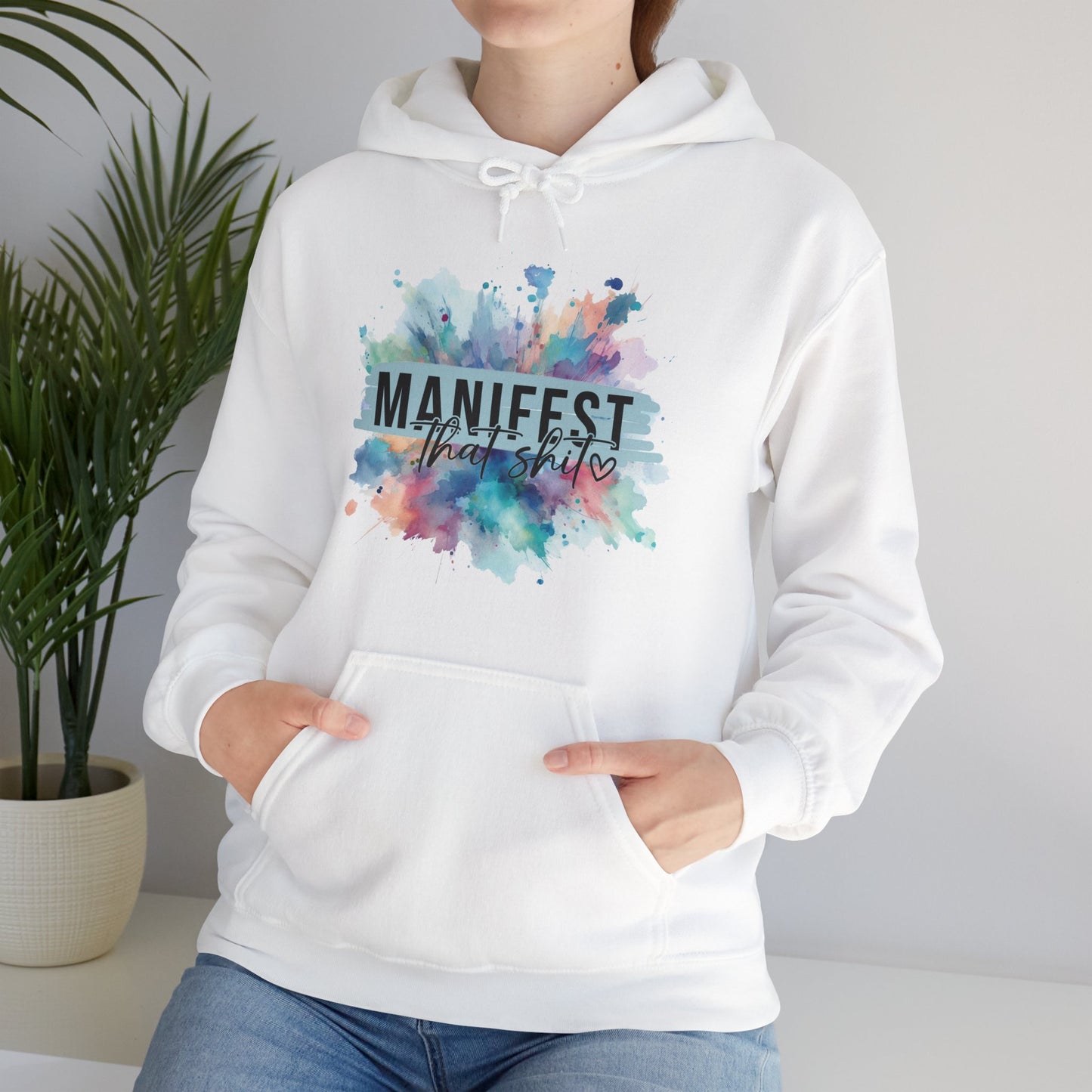 Manifest that shit funny adult quote | inspirational saying sweatshirt